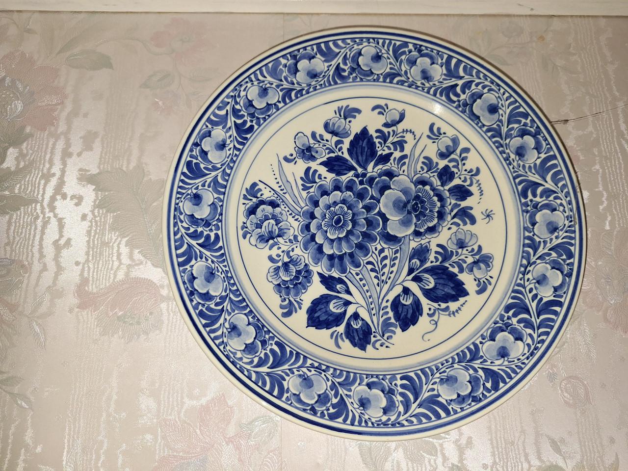 4 delfs blauwe borden