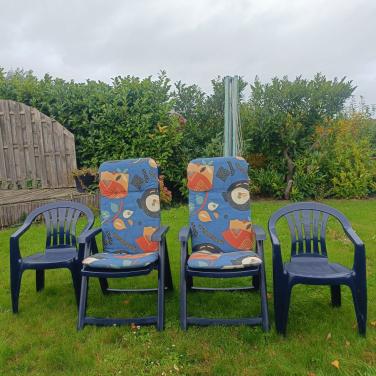 Tuinstoelen set van 4
