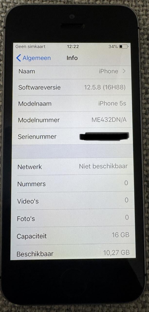 IPhone 5s | 16GB | Space Gray