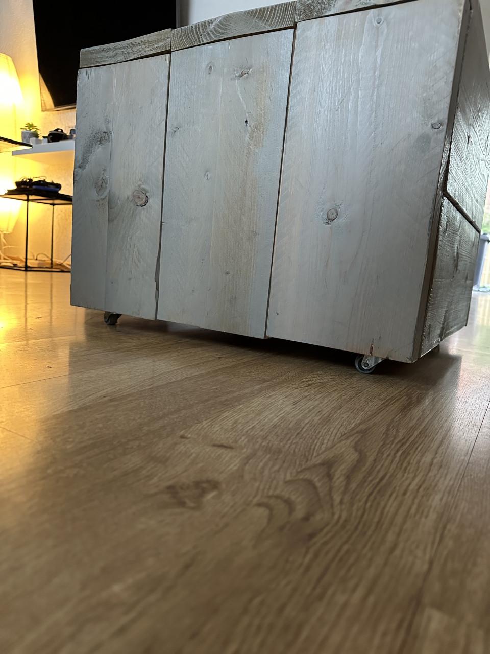 Tafel | blok met wieltjes