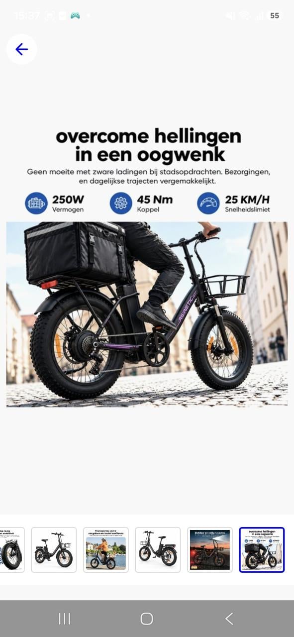 Fatbike vouwfiets