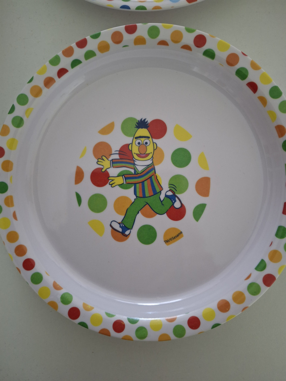 4 x bordje Bert en Ernie