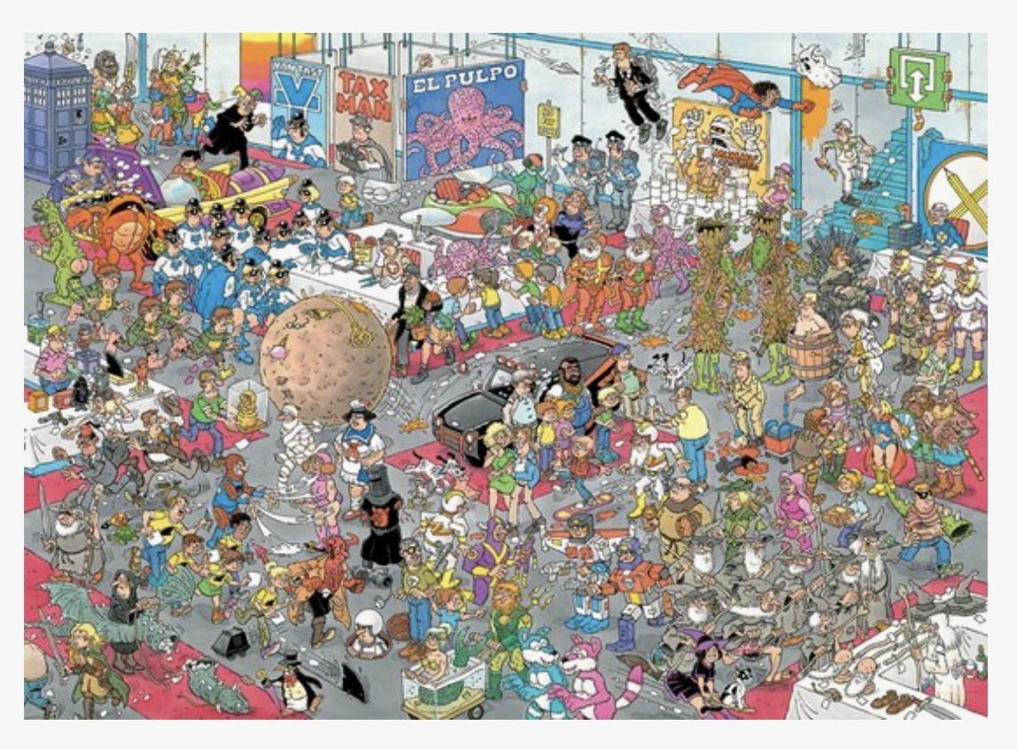 Jan van Haasteren - Geef ons de ruimte & Net als in de Film 2x1000 st