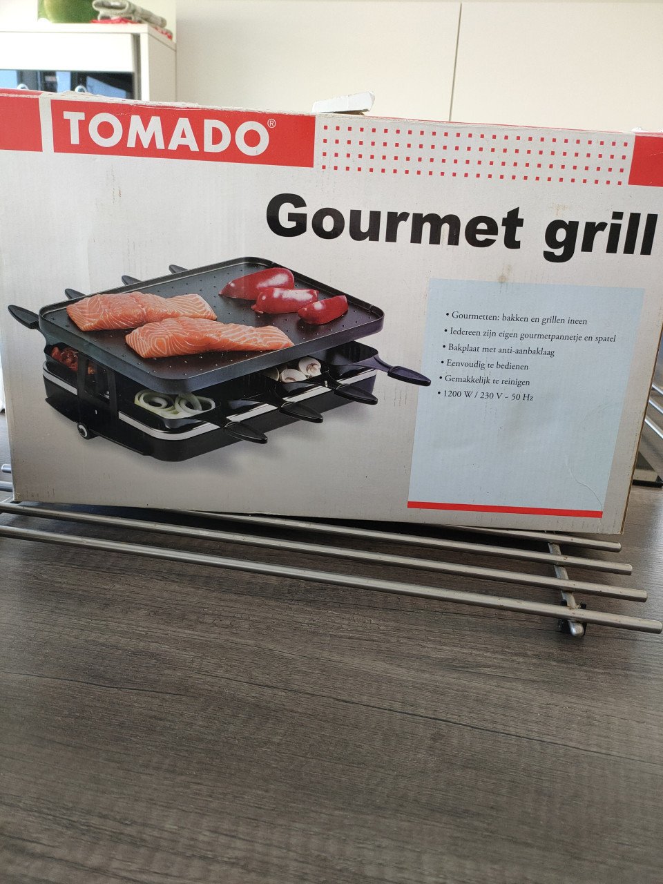 Gourmetstel met grill
