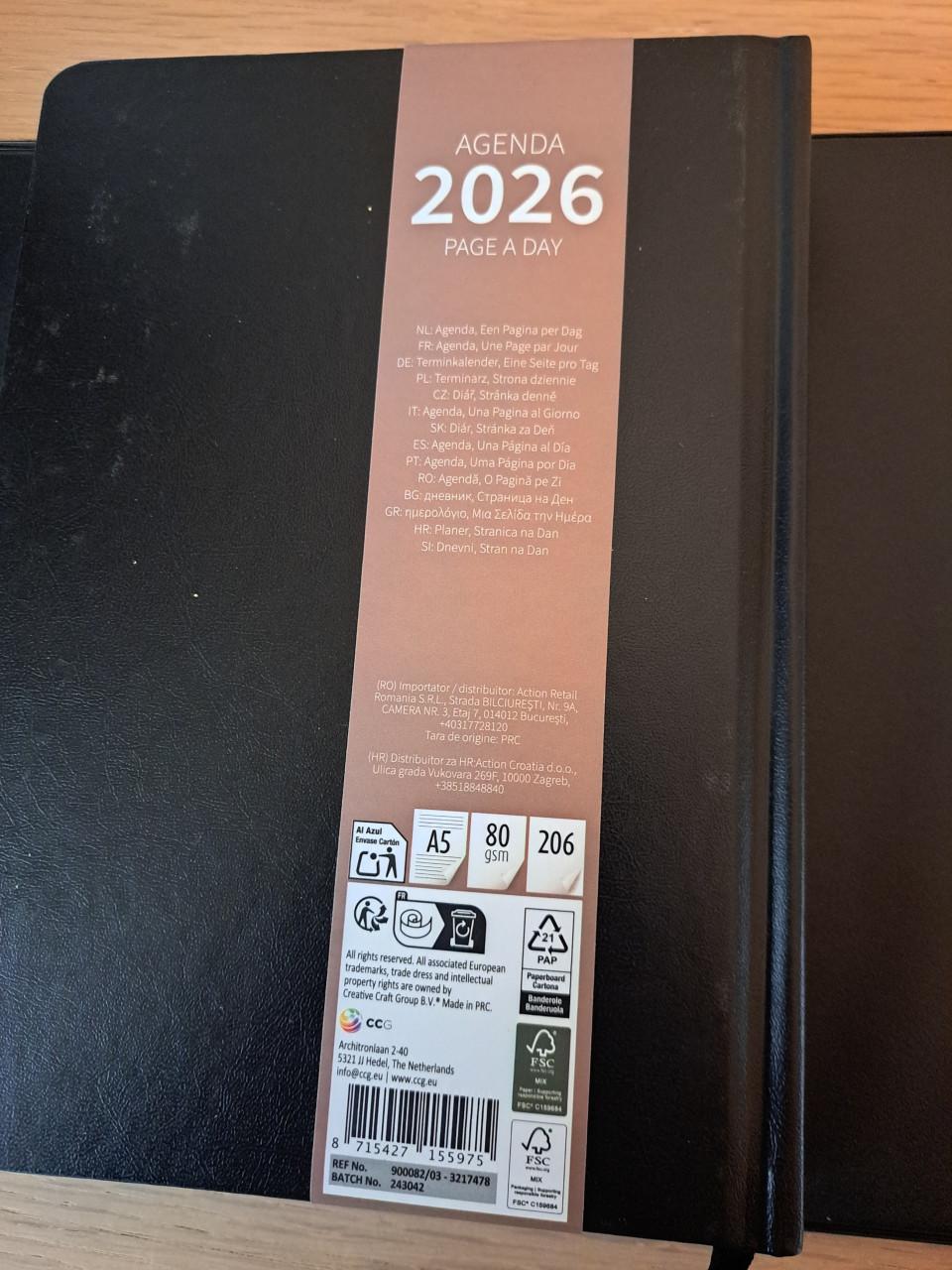 NIEUWE BURO/KANTOOR AGENDA 2026