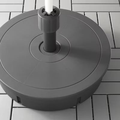 Ikea Gryto vulbare parasolvoet 60cm - 35 kg (zand) - Nieuw