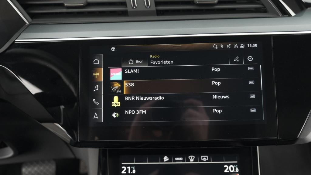 Audi E-tron sportback 55 quattro s edition 95 kwh 408 pk| head-up display |