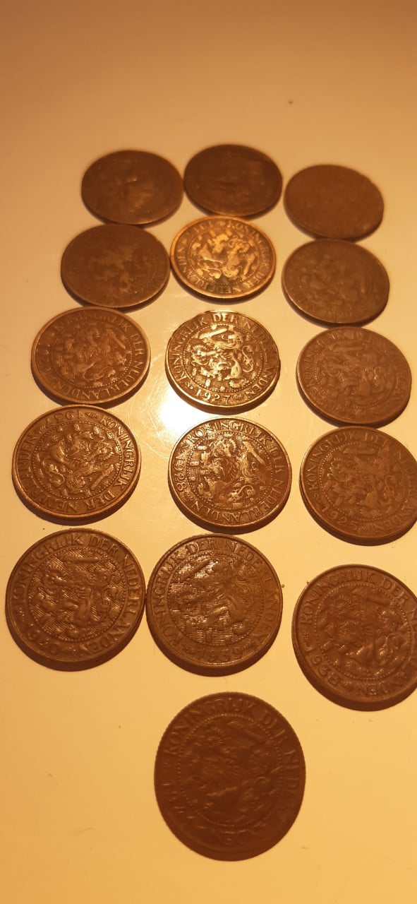 1 cent wilhelmina 16 stuks