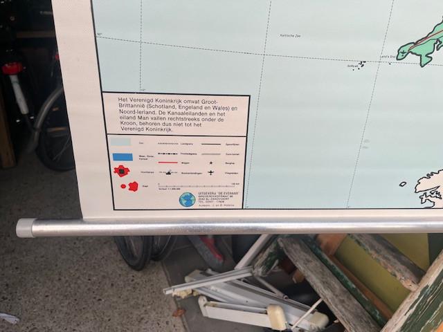 Schoolkaart Groot Brittannië en Ierland