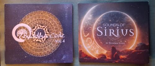 Twee CD’s Buddha Code: * Vol. 4 en * Sounds of Sirius, z.g.a.n.