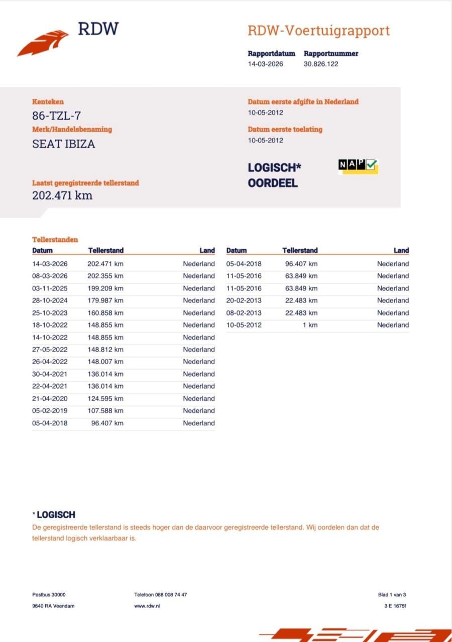 Seat Ibiza 1.2 TSI 77KW 2012 Grijs | NAP