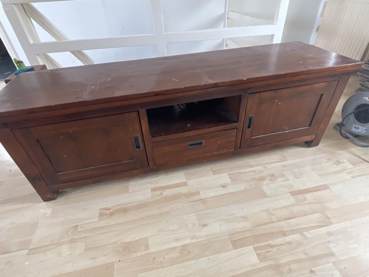 Massief Teakhouten TV-meubel