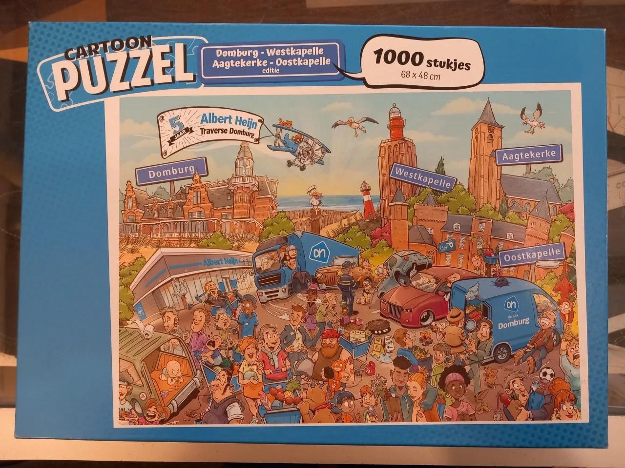 Cartoon puzzel AH Domburg