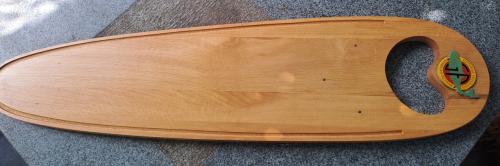 Vintage Elzenhouten Vis Serveerplank - 83 cm. Jaren 60/'70