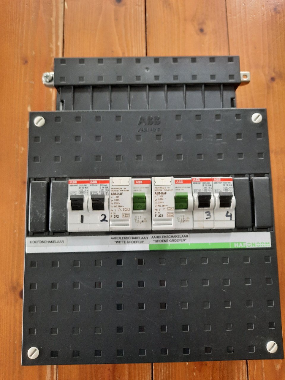 Groepenkast ABB 1 fase
