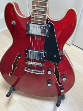Harley Benton HB-35Plus Cherry semi hollowbody