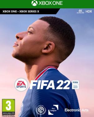 XBOX ONE game,FIFA 22, geen krasje