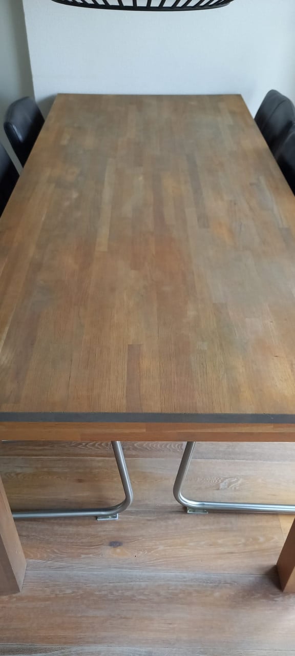 Eiken eettafel 90*200 cm