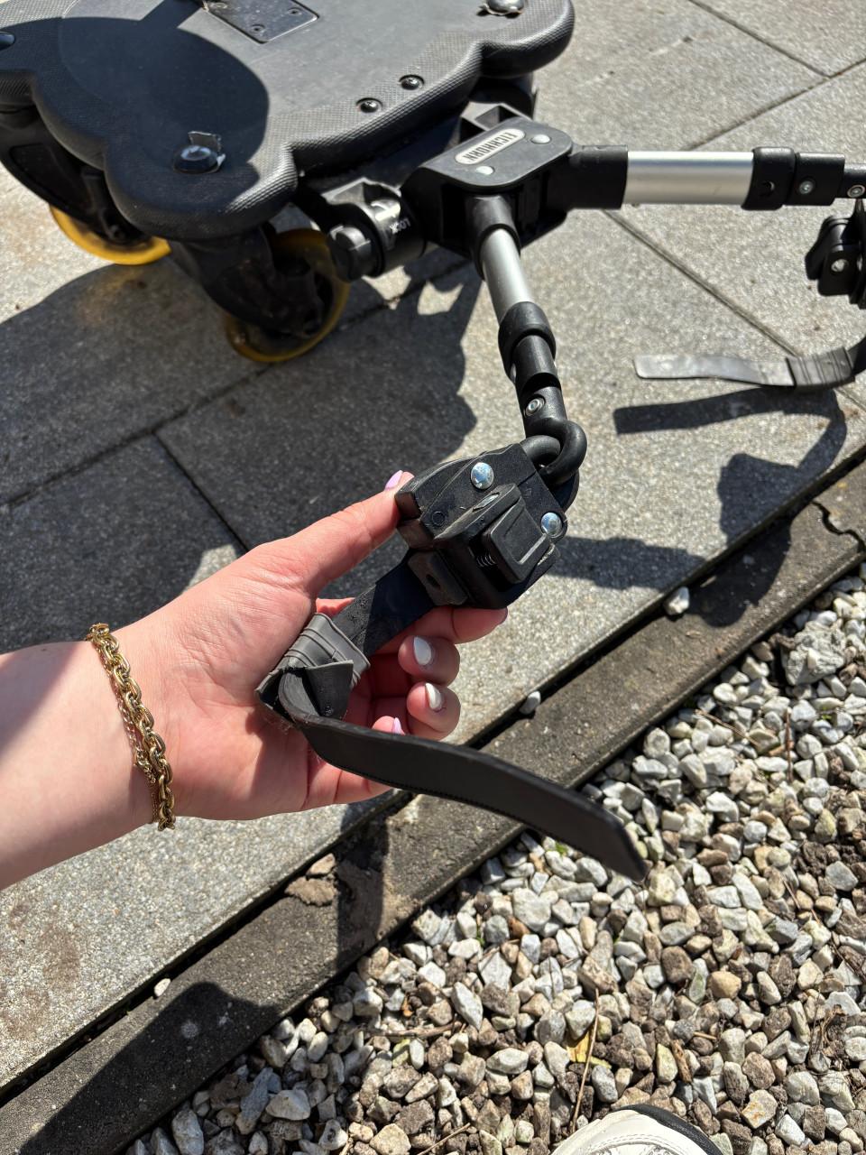 Meerijplank met zitje voor kinderwagen