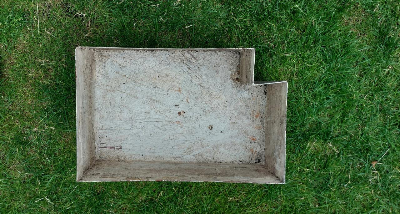 Waterdichte Aluminium Bloembak L=46 x B=30x H=17,5 cm.