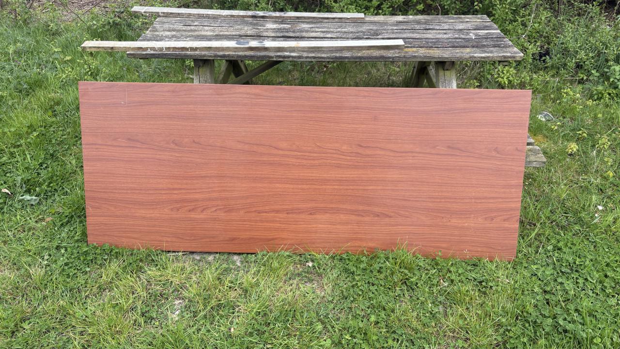 Houten plank bureau blad kemko
