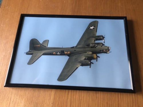 B-17 flying fortress ( kunststof lijst )
