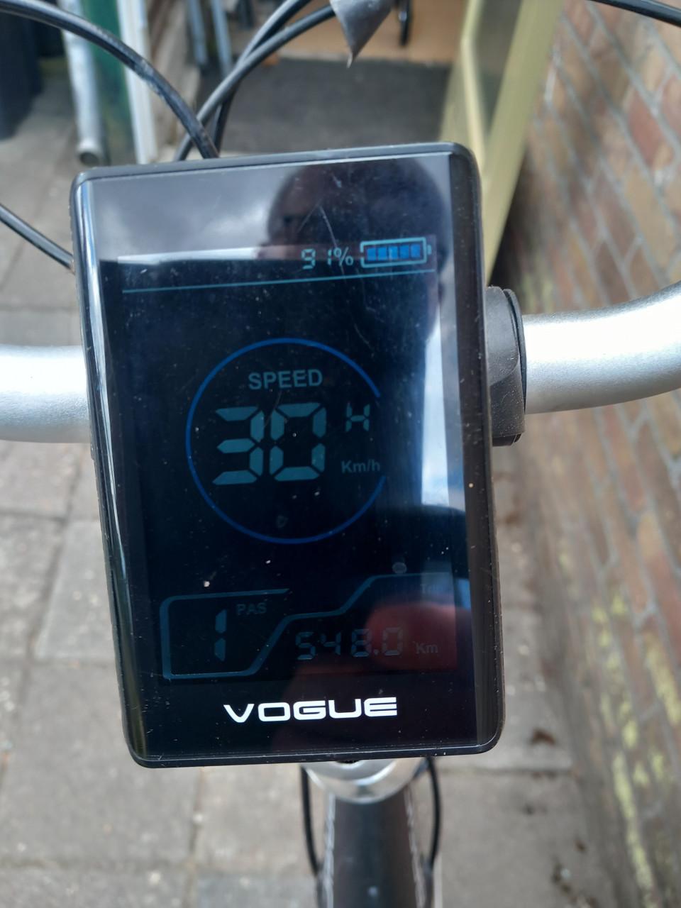 Voque elektrische fiets met storing