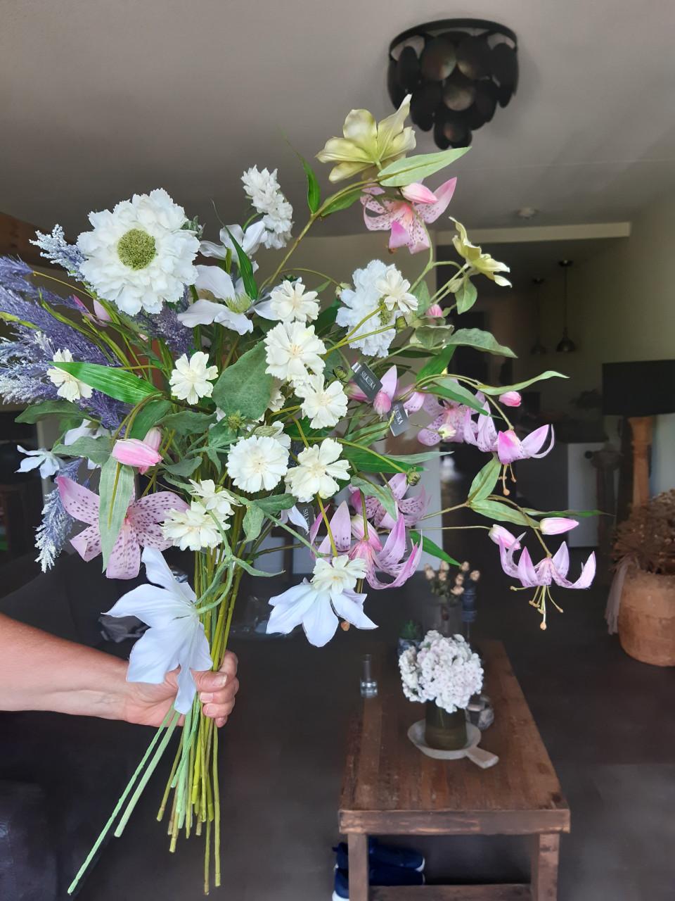 Kunstbloemen.ze zijn prachtig