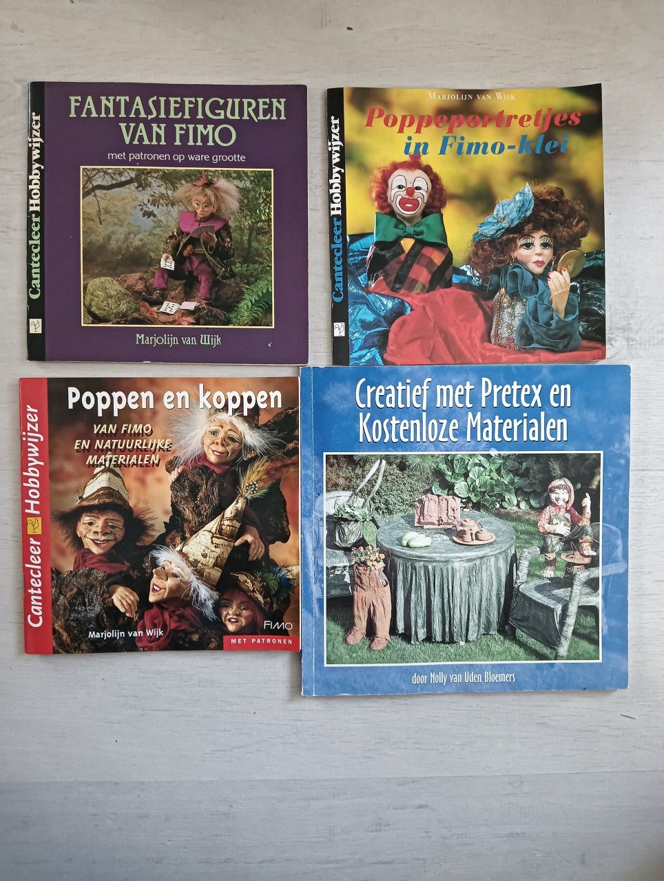 Hobby knutsel boekjes pretex poppen etc