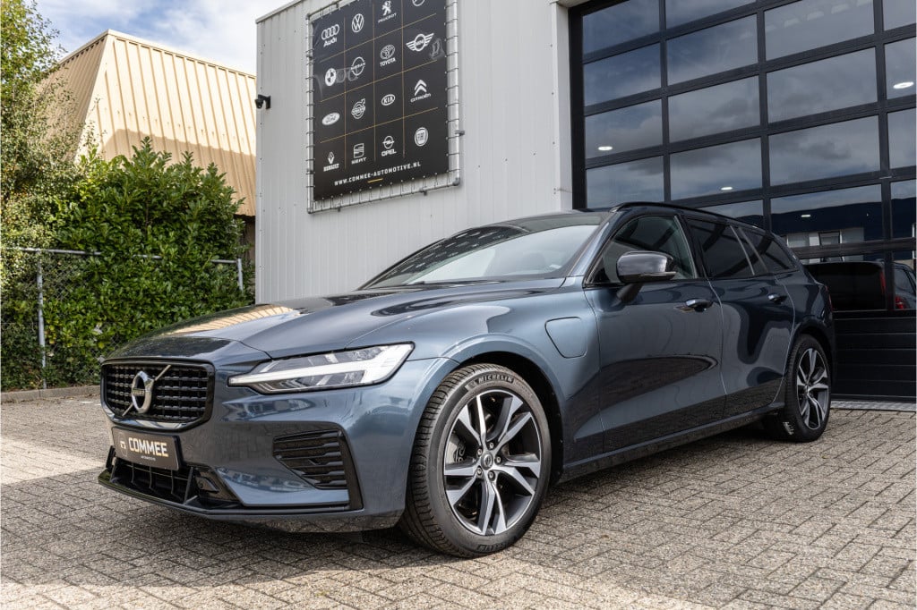 Volvo V60 2.0 t6 plug-in hybrid awd plus dark ✅leer✅cam✅cc✅wint.pakk.