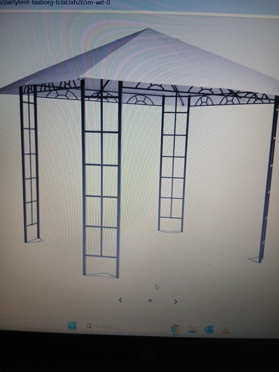 Te koop luxe party tent.