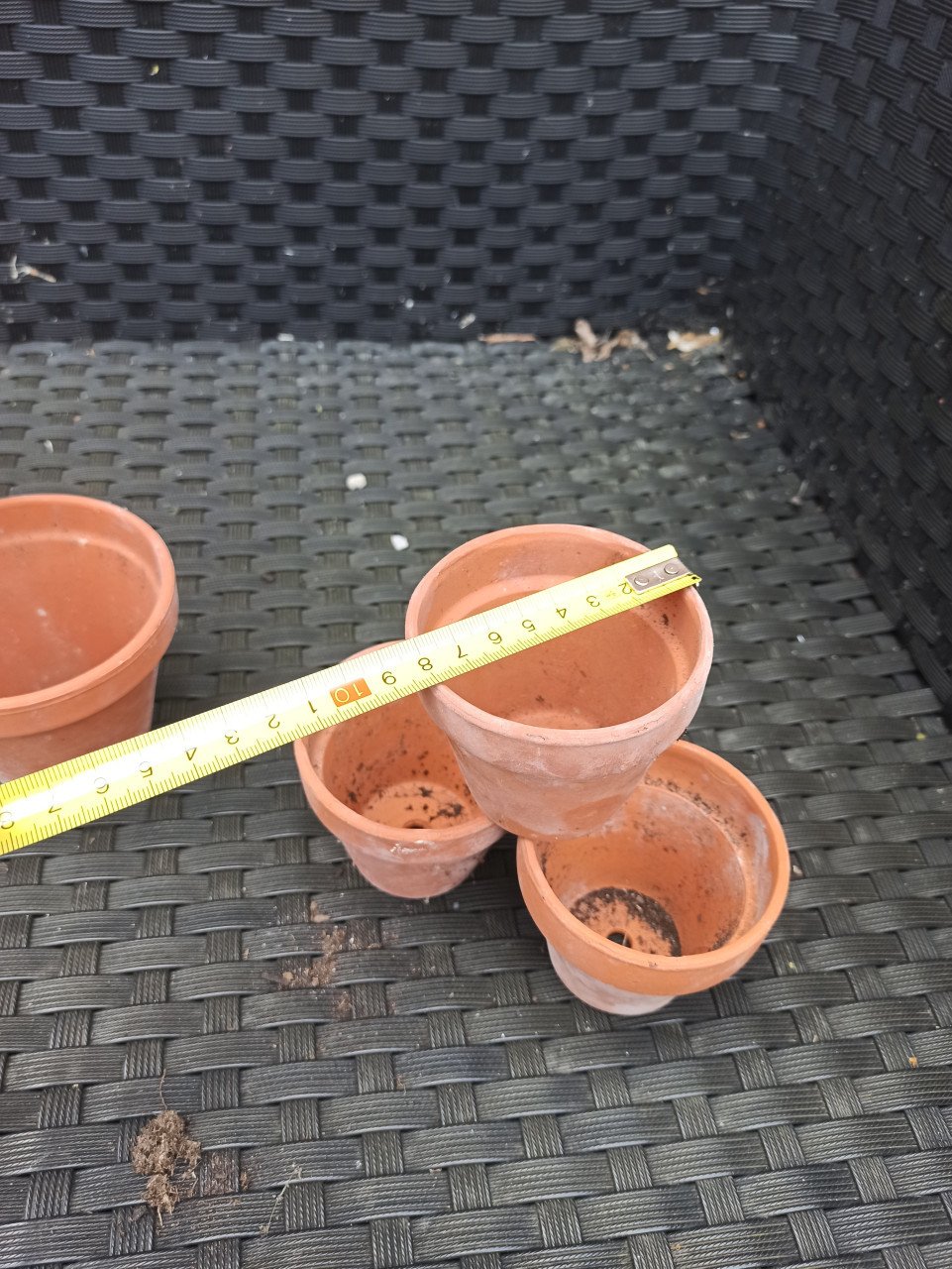 Bloempotjes (14x) terracotta