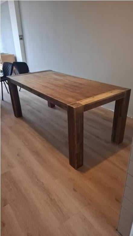 Houten eettafel - 190x90 cm
