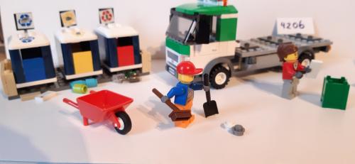 LEGO® City 4206:  Afvalverwerkingswagen + 3 minifiguren