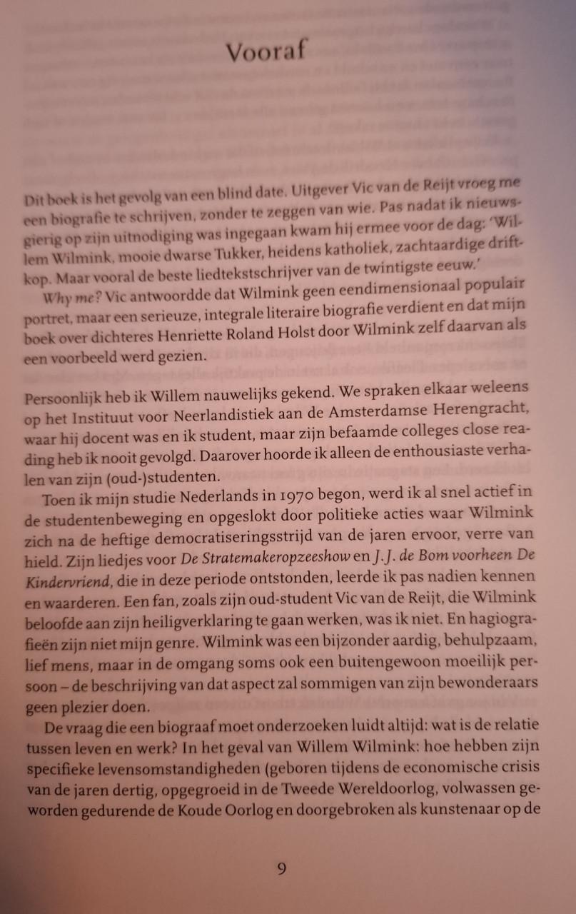 In de man zit nog een jongen, Willem Wilmink -  de biografie, door E. Etty