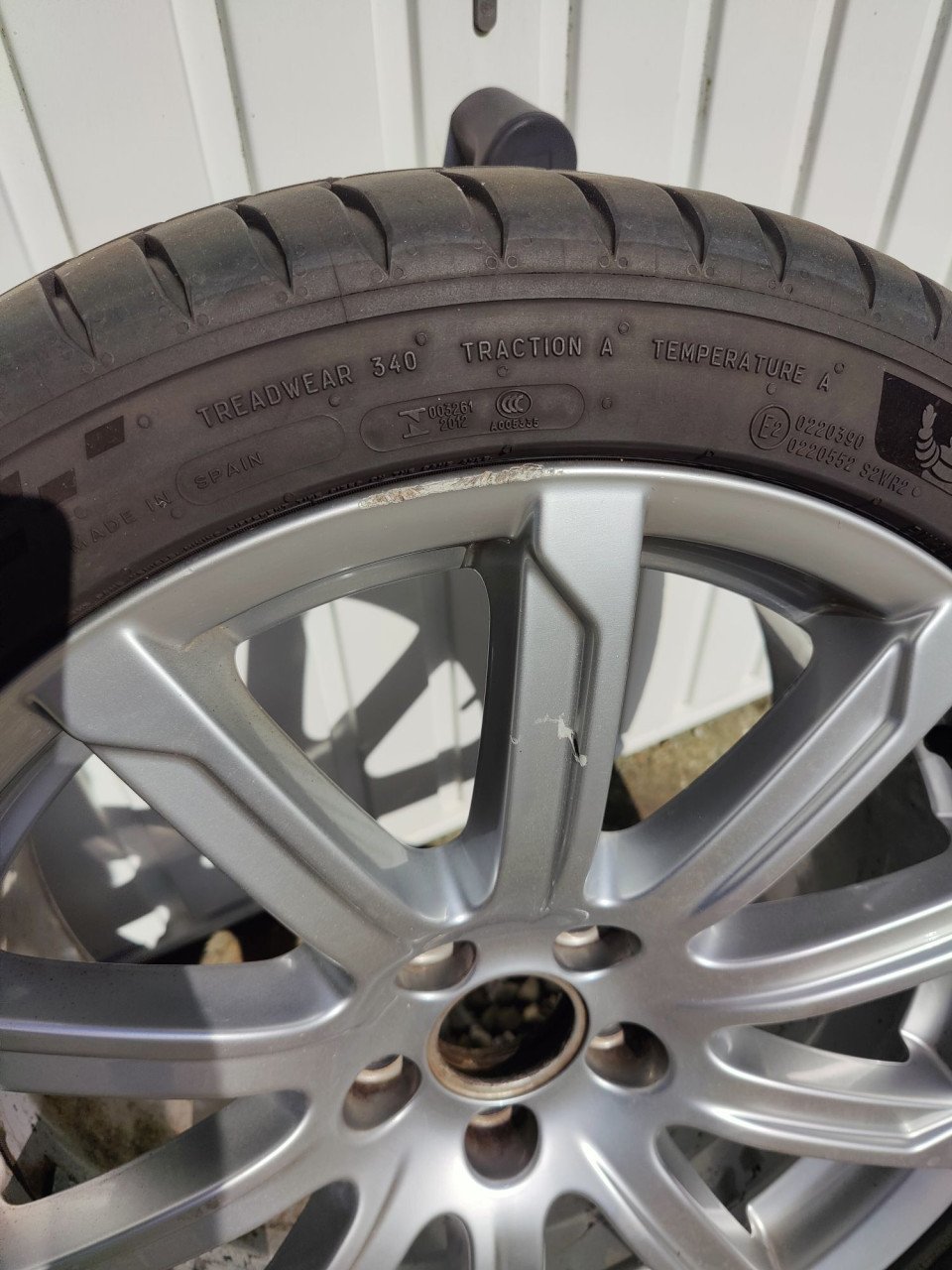 Originele 18 Inch Audi A4 velgen + Michelin Pilotsport zomerband