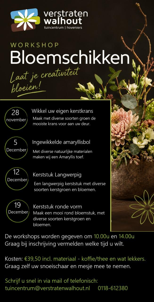 Workshop bloemschikken