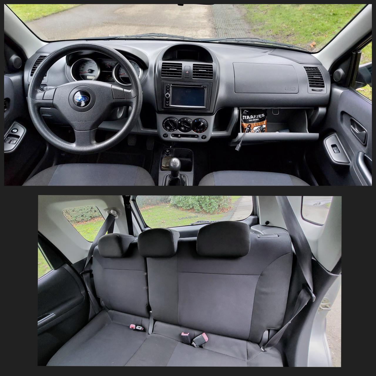 Subaru Justy 1.3i-16V, 80.9xx km!, 19-2-'27 APK, 4x4, Trekhaak, Zilvergrijs