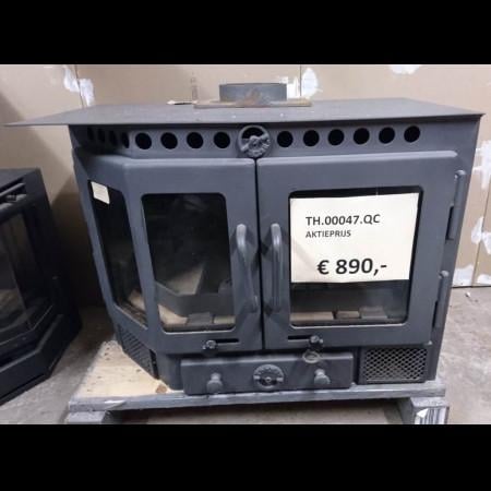 Inbouw Hout hoekhaard links Glas