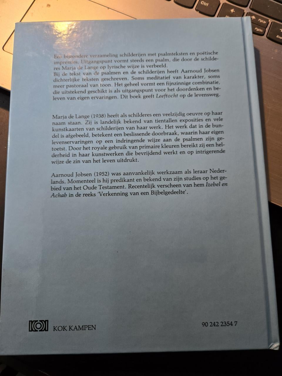 Boek "Leeftocht", een bundel met poëzie en schilderijen 1990