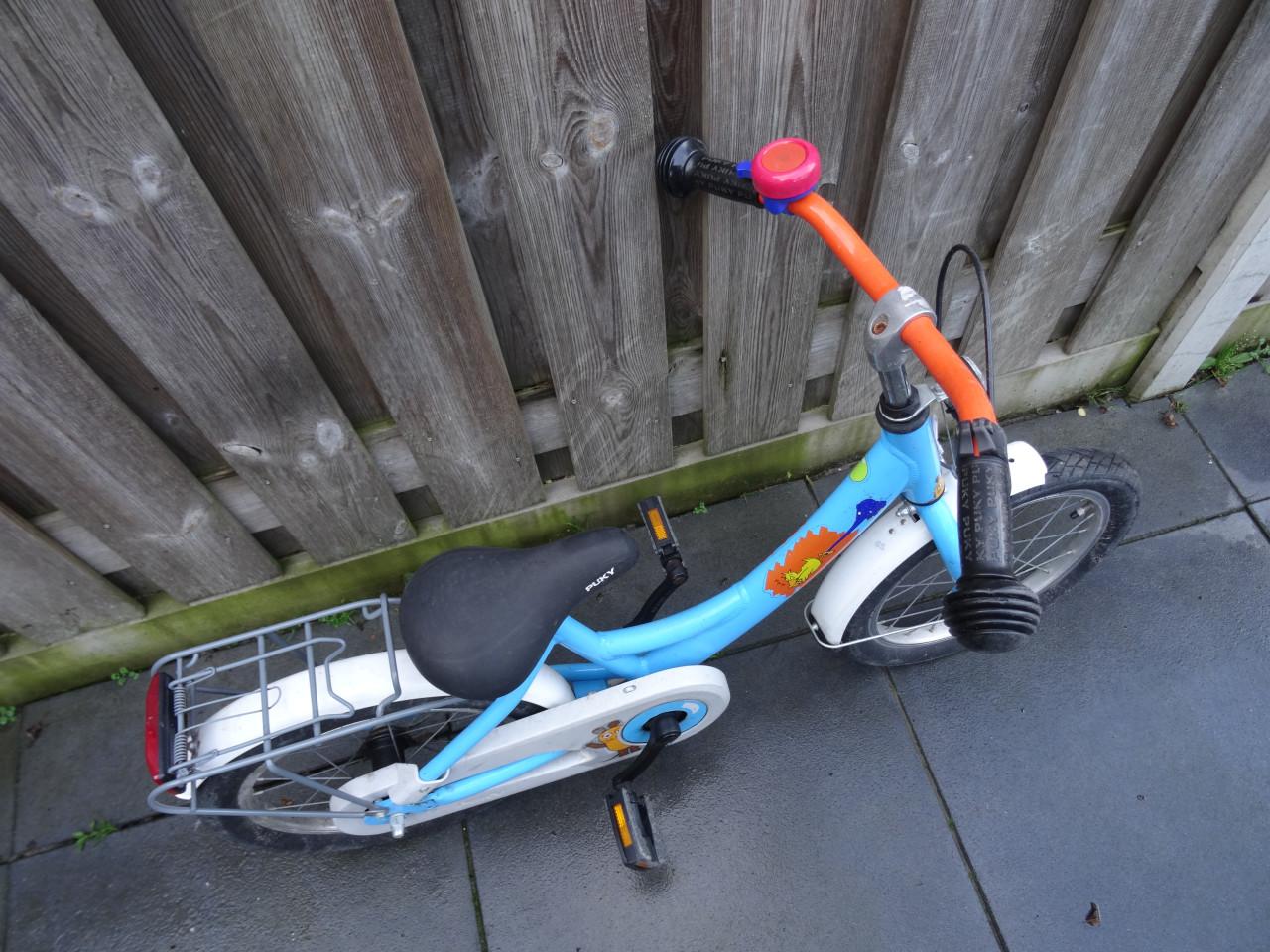 🚲 Puky 16 inch Kinderfiets – Handrem & Terugtraprem 💙