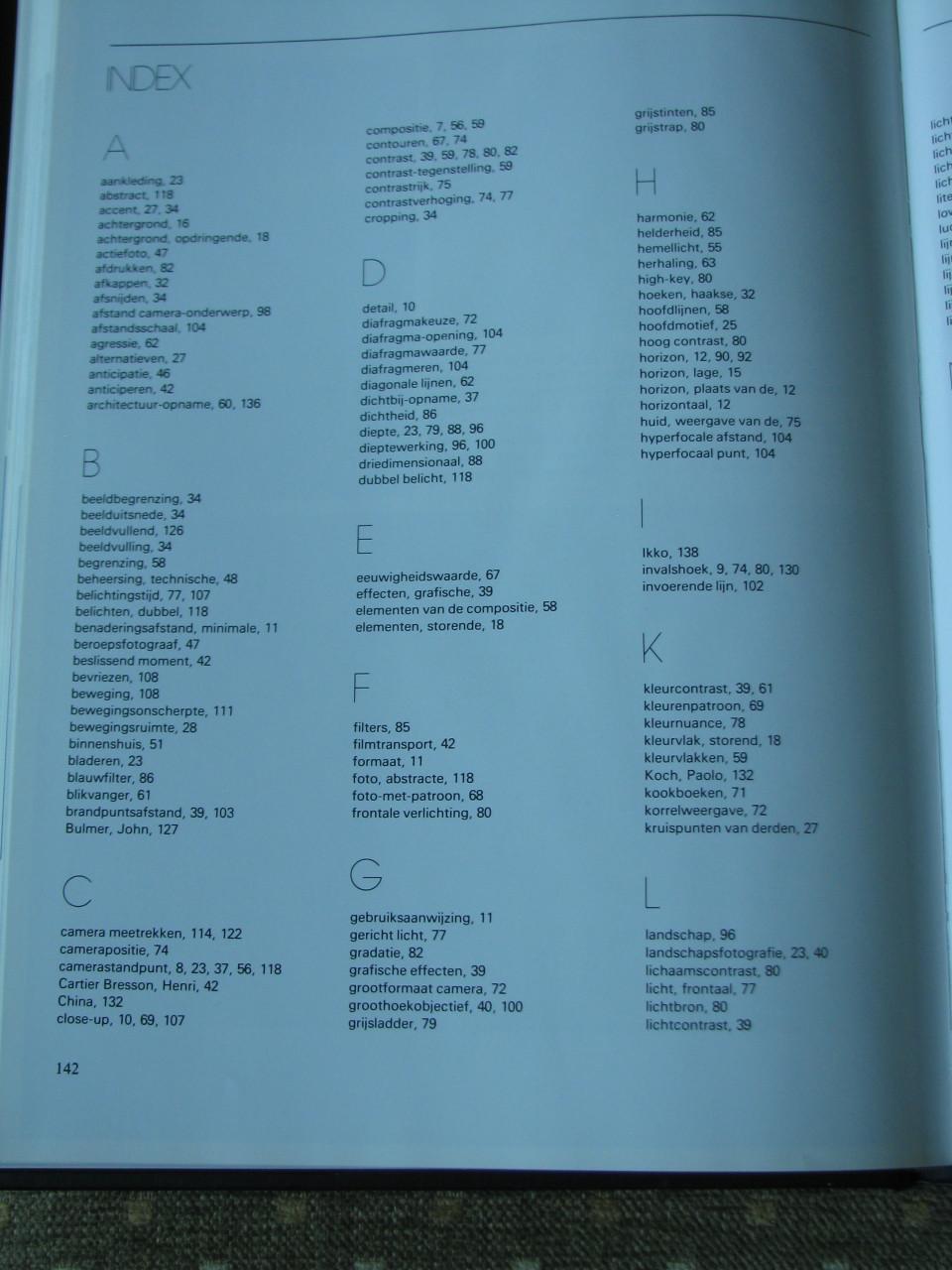 Boeken over fotografie.