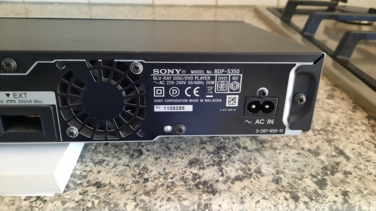 Blue Ray DVD speler sony BDP S 350