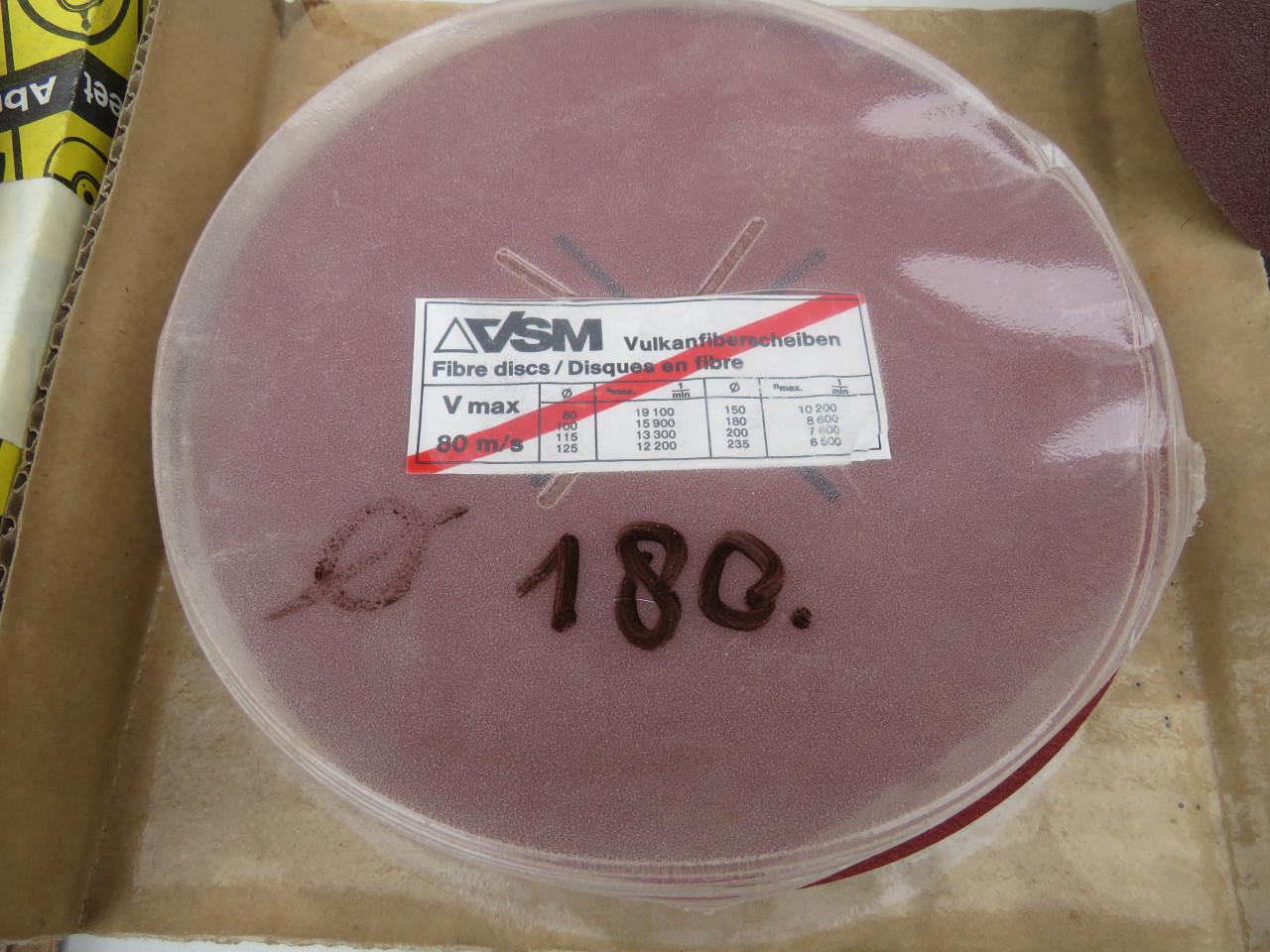 VSM schuurschijven {fiber schijf ]