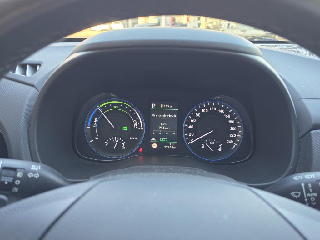 Hyundai Kona 1.6 gdi hev premium | lederen bekleding | stoel/stuur verwarmi