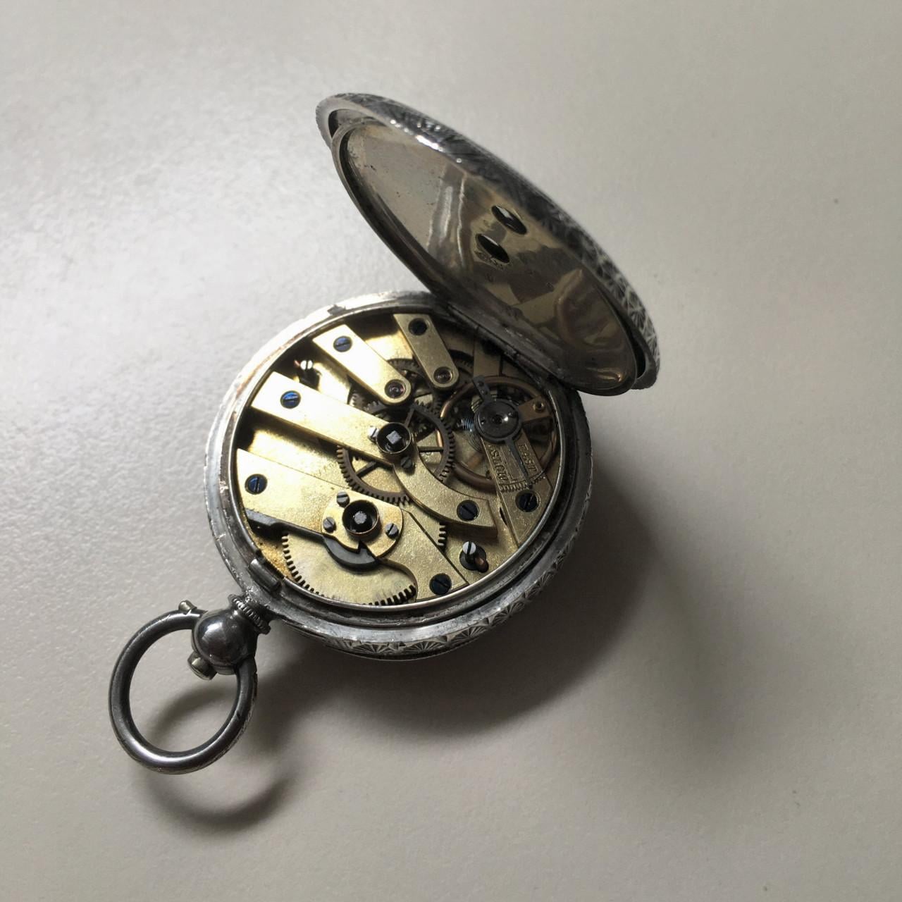 Argentum silver Ladies Pocketwatch 1888
