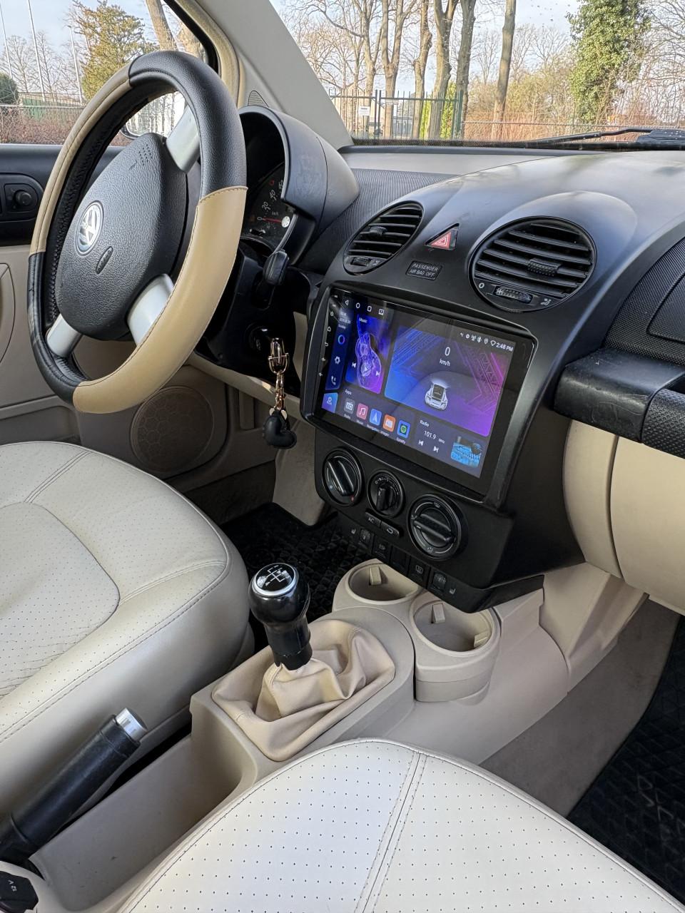 Volkswagen New Beetle, 117.000km, leer, airco, 1,6 benzine