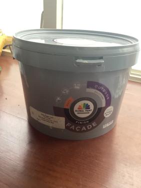 Global paint façade Finish ral 5011, mooi donkerblauw