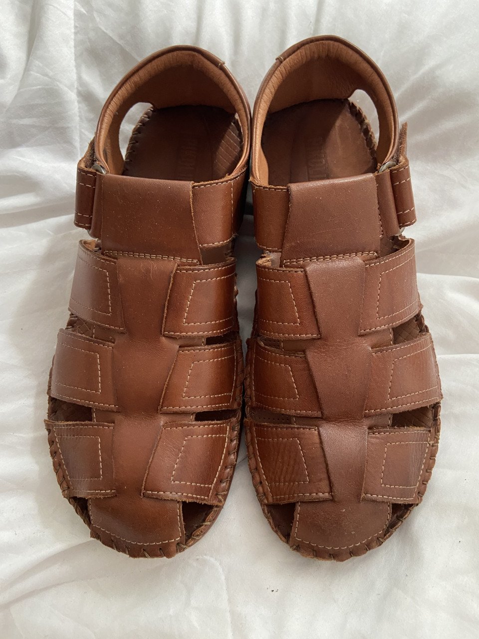 Leren sandalen heren