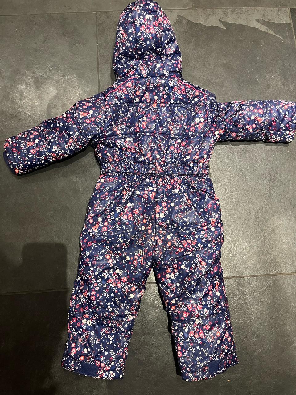 Warm skipak meisjes maat 2-3,5 jaar